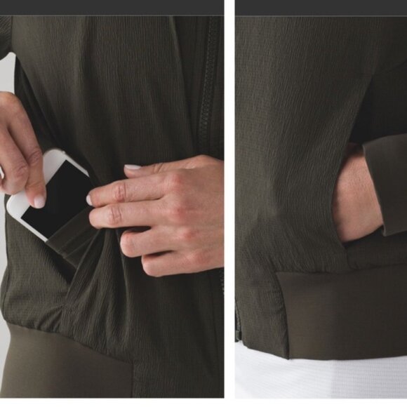 Lululemon Non-Stop Bomber Reversible Jacket Puffer Zipper Pockets Minimalist 8 - Picture 8 of 16